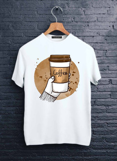 تیشرت مردانه پنبه طرحدار طرح قهوه COFFEE برند دیجی تیشرت - پارچه پنبهای