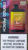 پاد یکبار مصرف ELEN BAR 6000 Puffs قابل شارژ باتری الین بار - قابل شارژ
