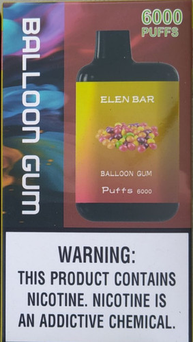 پاد یکبار مصرف ELEN BAR 6000 Puffs قابل شارژ باتری الین بار - قابل شارژ