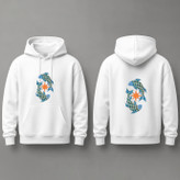 هودی زنانه پنبه ای پشت کرک طرحدار طرح ماشین اسقاطی سایزبندی برند دیجی تیشرت