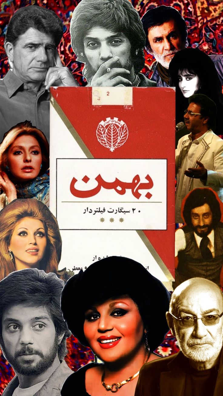 برچسب استیکر حرارتی DTF  لباس و پارچه طرح کلاژ خواننده ها