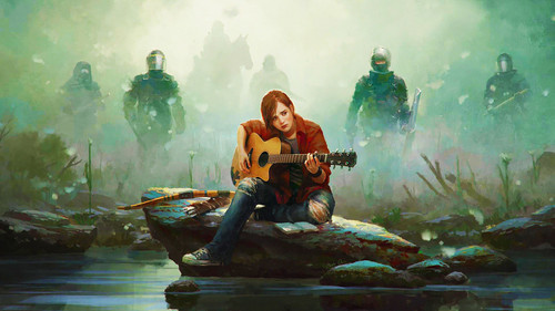 برچسب استیکر حرارتی DTF لباس و پارچه طرح the last of us